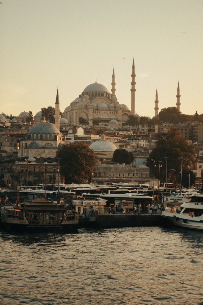 Hagia Sophia over Eminonu in Istanbul
